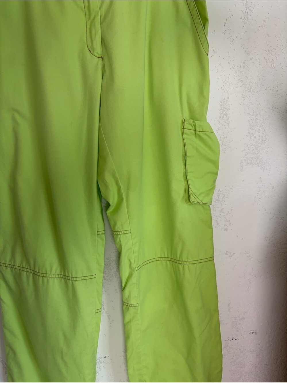 Koi Lindsey Scrub Pants Lime Green Cargo - Picture 3 of 6